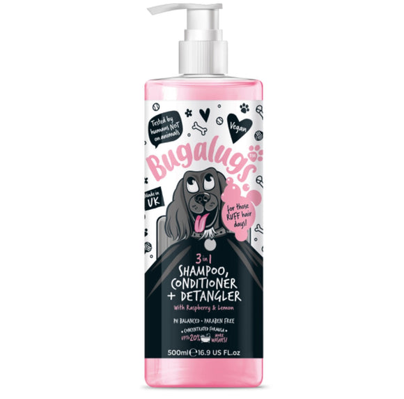 Bugalugs 3in1 Shampoo Conditioner & Detangler