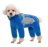 Dog all in one dog reflective blue 