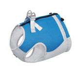 Dog cooling harness blue 