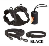 Dog harness black 