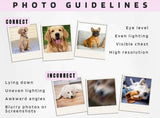 Personalised Multi Face Pet Blanket