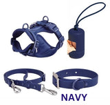 Dog harness navy 