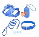 Dog harness blue 