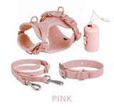 Dog harness pink 