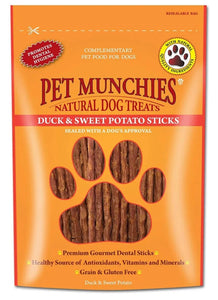 Pet Munchies Duck & Sweet Potato Sticks