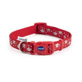 Dog collar red star 