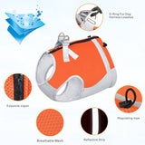 Dog cooling harness jacket 