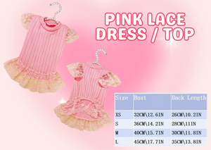 Pink Lace Dress