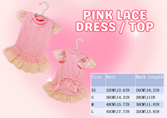 Pink Lace Dress