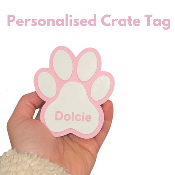 Personalised Crate Tag