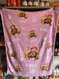 Personalised Multi Face Pet Blanket