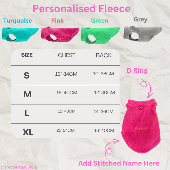 Personalised D Ring Fleece