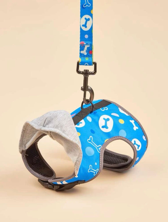 Blue Bone Hoodie Harness