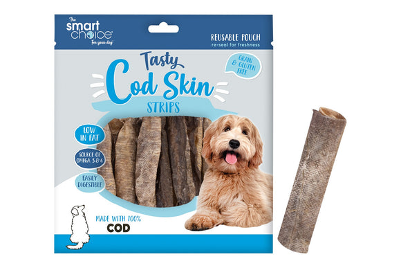 Cod skin dog treat 