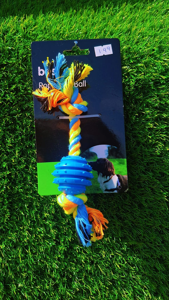 Best Pets Rope & Ball Tug
