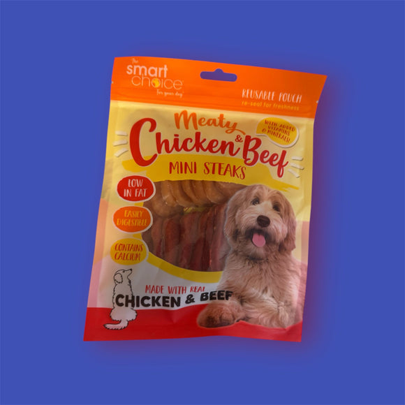 Smart Choice Chicken & Beef Soft Steaks