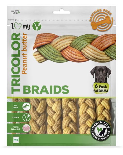 I love my tricolour braided Peanut Butter