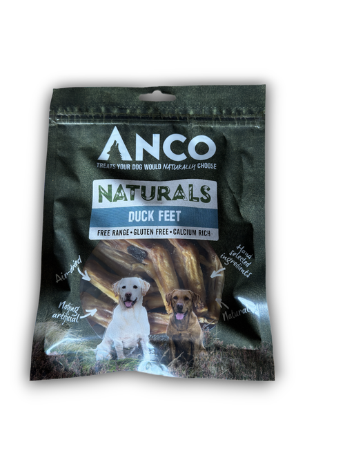 Anco Naturals Duck Feet 100g