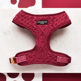 Cocopup Wine Cable Knit Harness