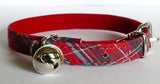 Tartan collar with bell