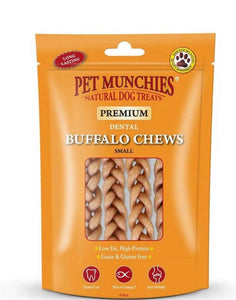 Small buffalo chew dog treat 